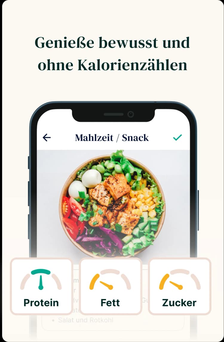 Genieße bewusst und ohne Kalorienzählen
