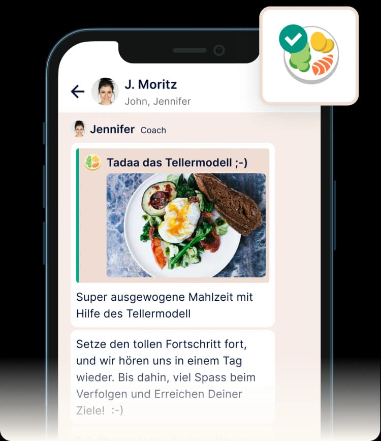 Chatte bei Fragen mit uns direkt in der App