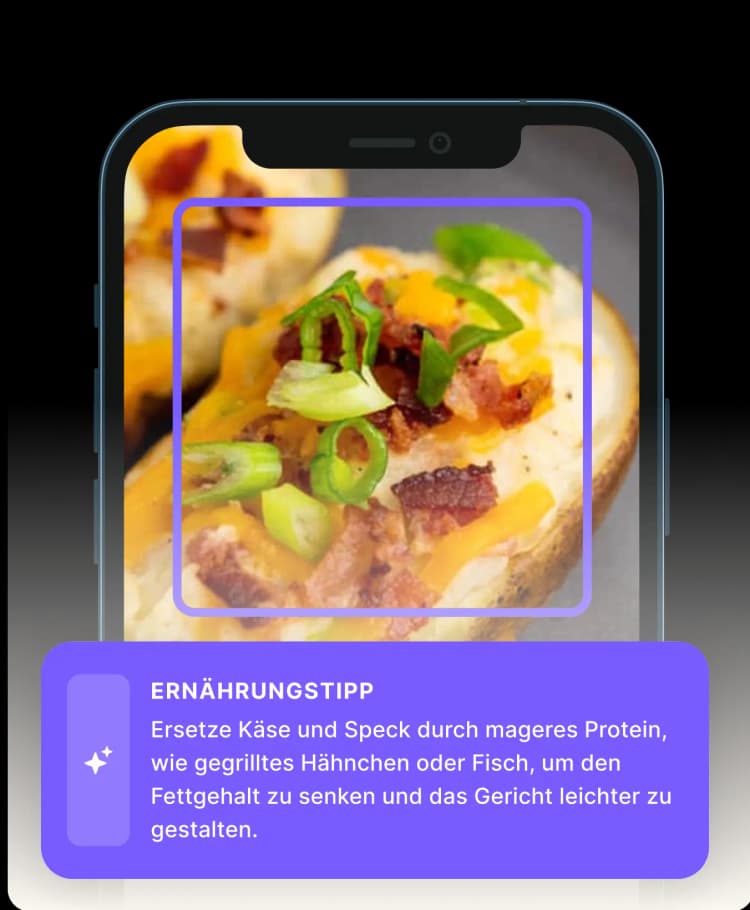 Erhalte konkrete Tipps zu deinen Mahlzeiten